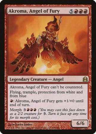 Akroma, Angel of Fury [Commander 2011] | Arkham Games and Comics