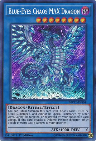 Blue-Eyes Chaos MAX Dragon [MVP1-ENS04] Secret Rare | Arkham Games and Comics