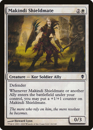 Makindi Shieldmate [Zendikar] | Arkham Games and Comics