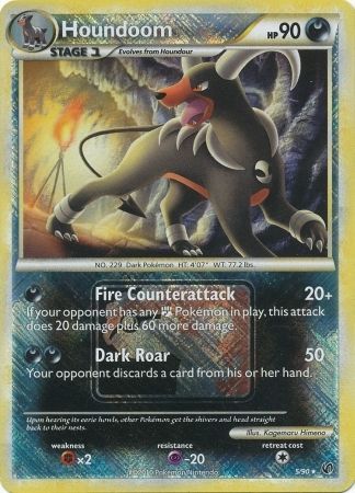 Houndoom (5/90) (League Promo) [HeartGold & SoulSilver: Undaunted] | Arkham Games and Comics