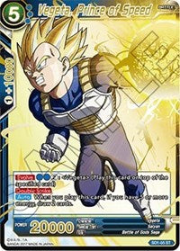 Vegeta, Prince of Speed (Foil) [SD1-05] | Arkham Games and Comics