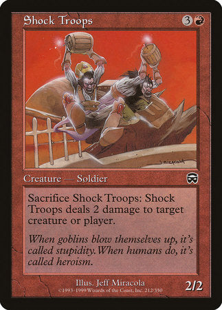 Shock Troops [Mercadian Masques] | Arkham Games and Comics