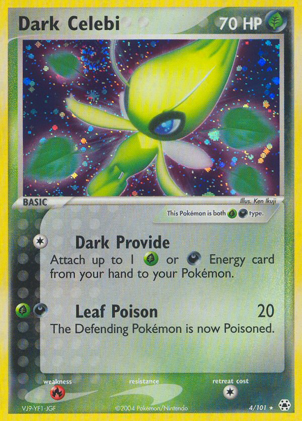 Dark Celebi (4/101) [EX: Hidden Legends] | Arkham Games and Comics