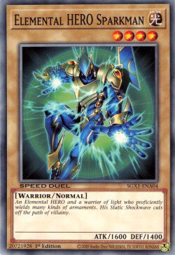 Elemental HERO Sparkman [SGX1-ENA04] Common | Arkham Games and Comics