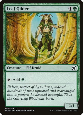 Leaf Gilder [Duel Decks: Elves vs. Inventors] | Arkham Games and Comics