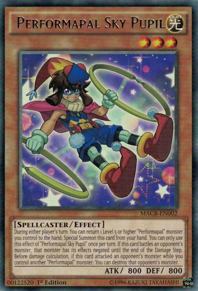 Performapal Sky Pupil [MACR-EN002] Rare | Arkham Games and Comics