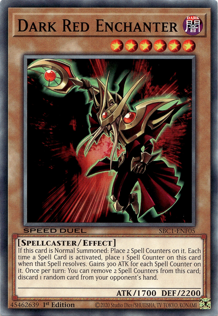 Dark Red Enchanter [SBC1-ENF05] Common | Arkham Games and Comics