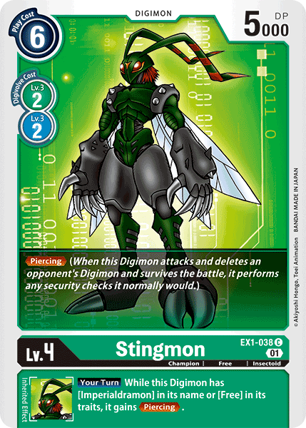 Stingmon [EX1-038] [Classic Collection] | Arkham Games and Comics