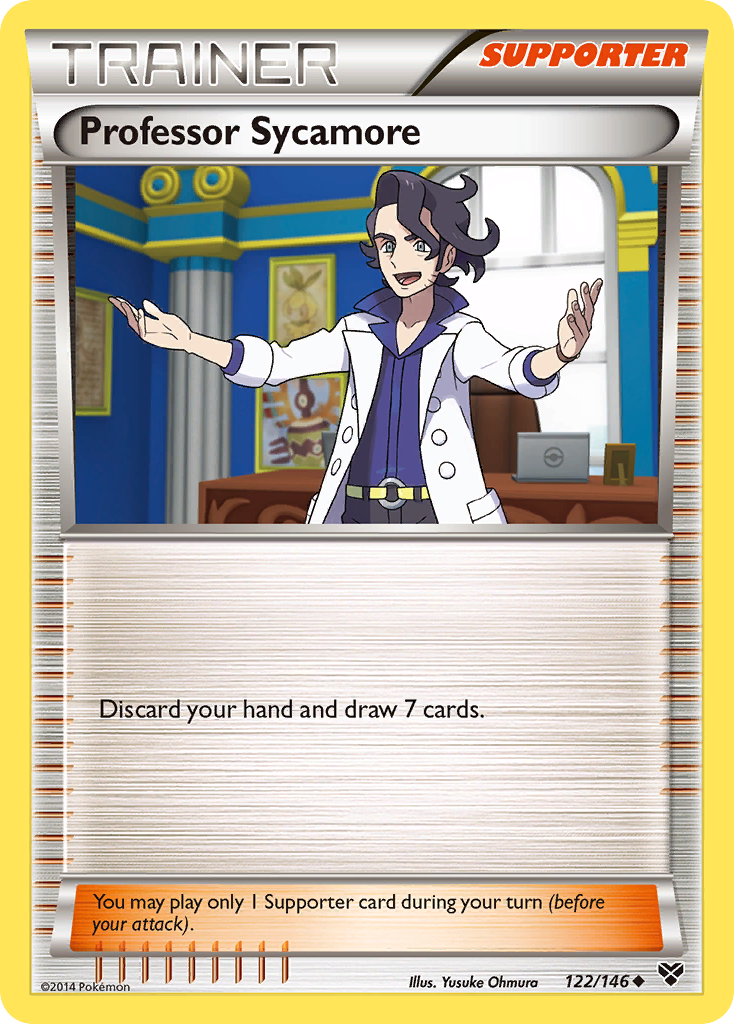 Professor Sycamore (122/146) [XY: Base Set] | Arkham Games and Comics