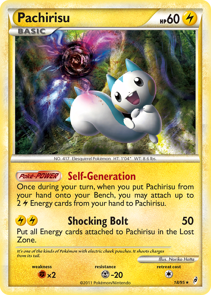 Pachirisu (18/95) [HeartGold & SoulSilver: Call of Legends] | Arkham Games and Comics