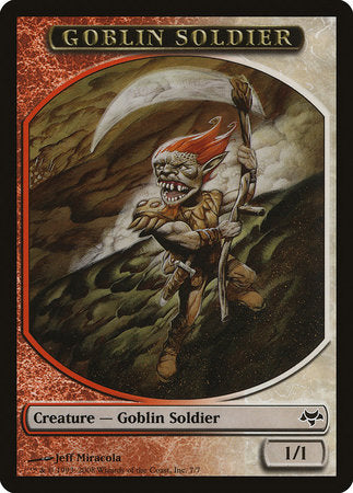 Goblin Soldier Token [Eventide Tokens] | Arkham Games and Comics