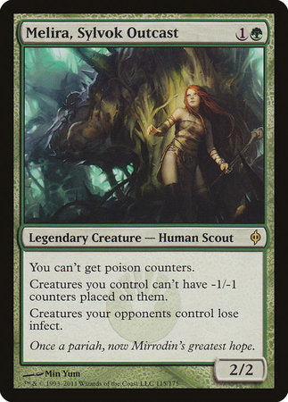 Melira, Sylvok Outcast [New Phyrexia] | Arkham Games and Comics