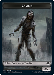 Zombie // Human Soldier Double-Sided Token [Game Night: Free-for-All Tokens] | Arkham Games and Comics