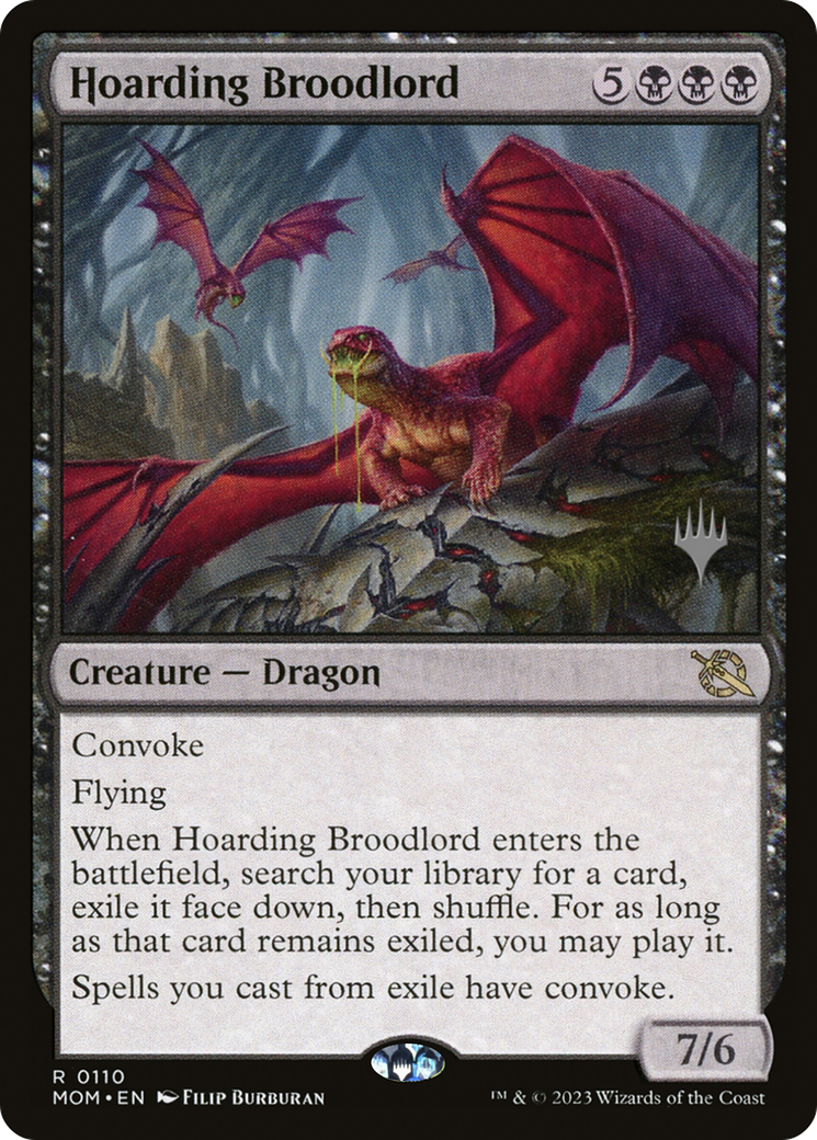 Hoarding Broodlord (Promo Pack) [March of the Machine Promos] | Arkham Games and Comics