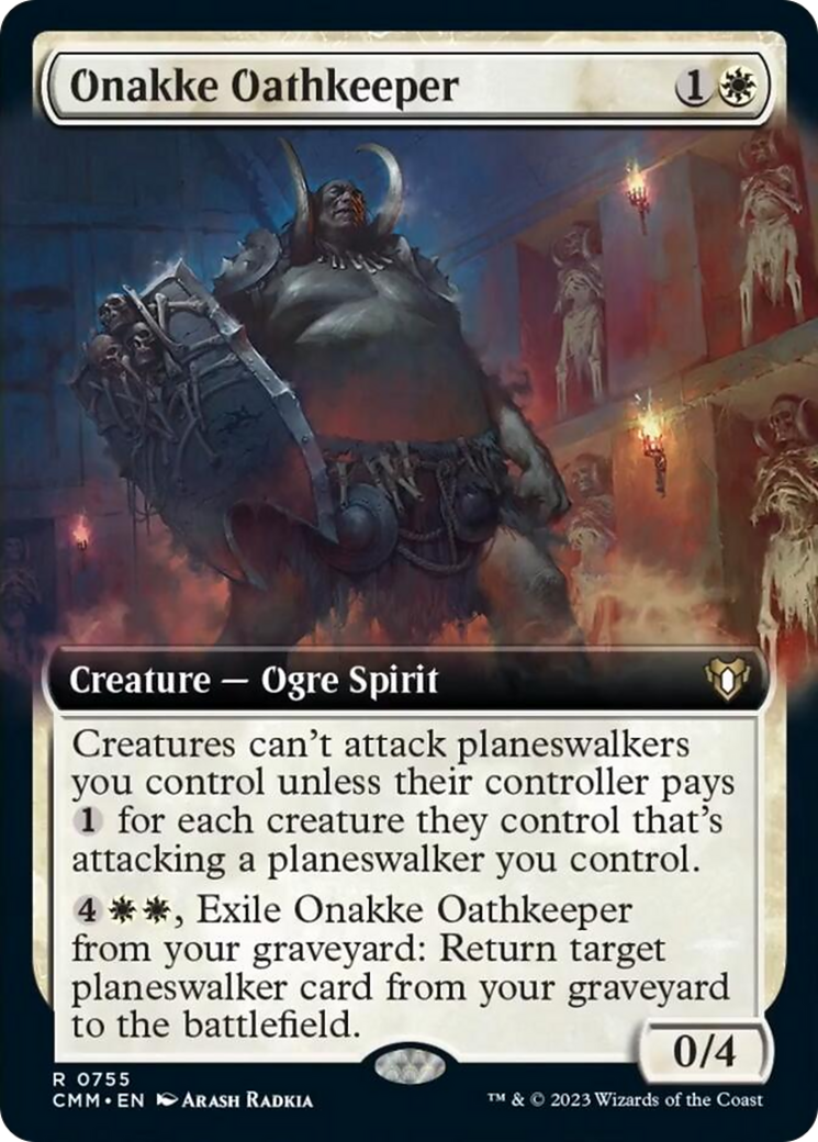 Onakke Oathkeeper (Extended Art) [Commander Masters] | Arkham Games and Comics