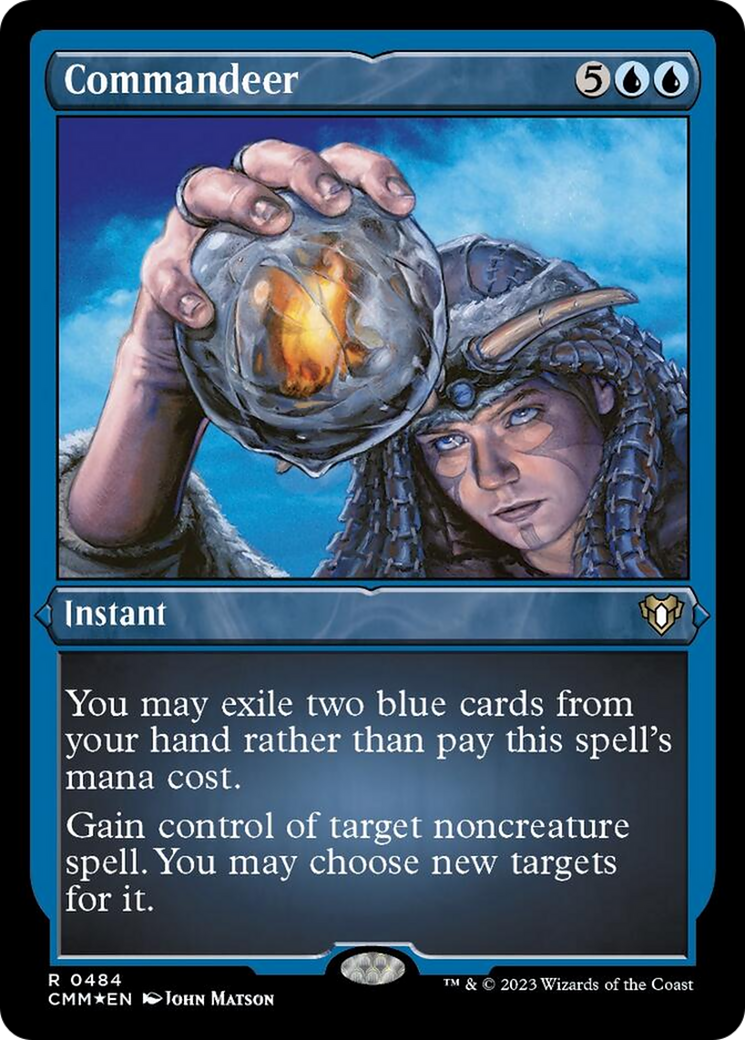 Commandeer (Foil Etched) [Commander Masters] | Arkham Games and Comics