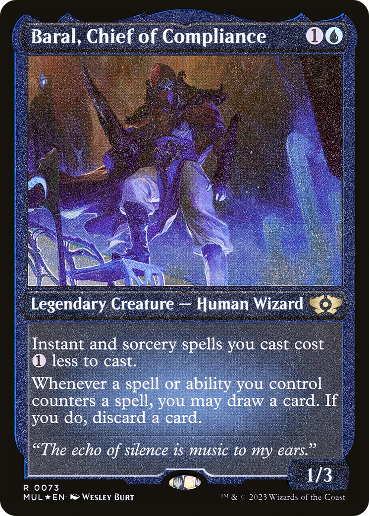 Baral, Chief of Compliance (Foil Etched) [Multiverse Legends] | Arkham Games and Comics