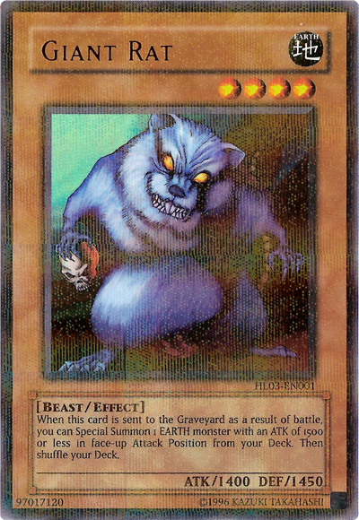 Giant Rat [HL03-EN001] Parallel Rare | Arkham Games and Comics