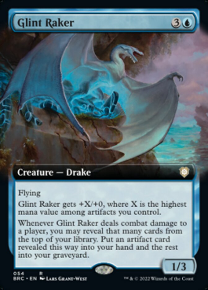 Glint Raker (Extended Art) [The Brothers' War Commander] | Arkham Games and Comics