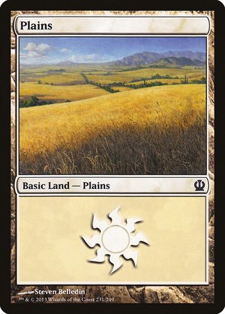 Plains (231) [Theros] | Arkham Games and Comics