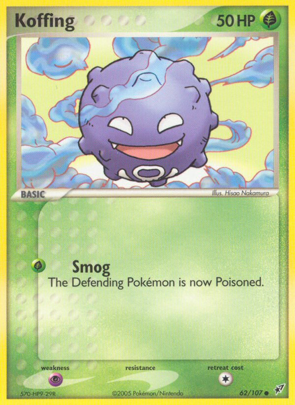 Koffing (62/107) [EX: Deoxys] | Arkham Games and Comics