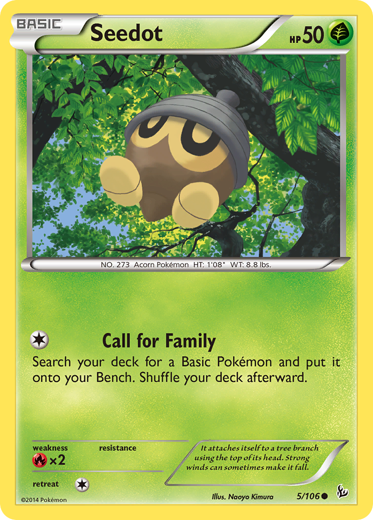 Seedot (5/106) [XY: Flashfire] | Arkham Games and Comics