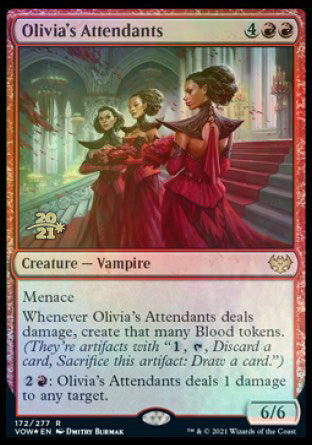 Olivia's Attendants [Innistrad: Crimson Vow Prerelease Promos] | Arkham Games and Comics