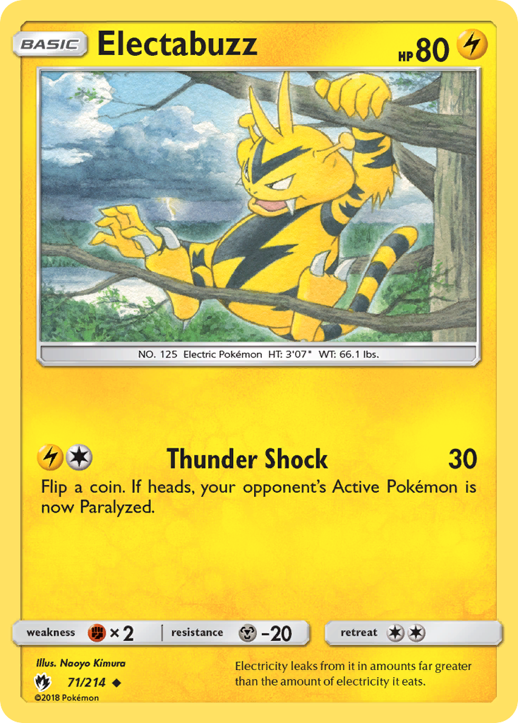 Electabuzz (71/214) [Sun & Moon: Lost Thunder] | Arkham Games and Comics