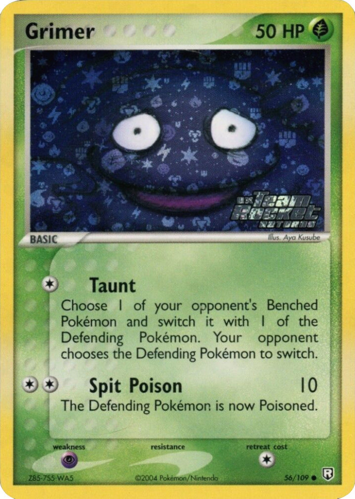 Grimer (56/109) (Stamped) [EX: Team Rocket Returns] | Arkham Games and Comics