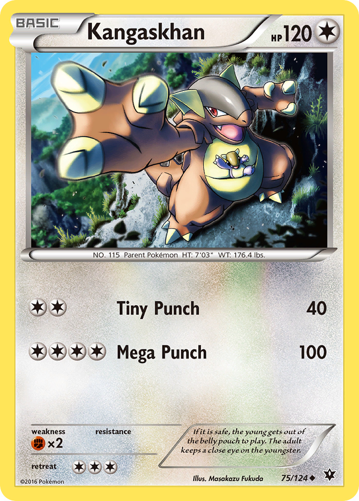 Kangaskhan (75/124) [XY: Fates Collide] | Arkham Games and Comics