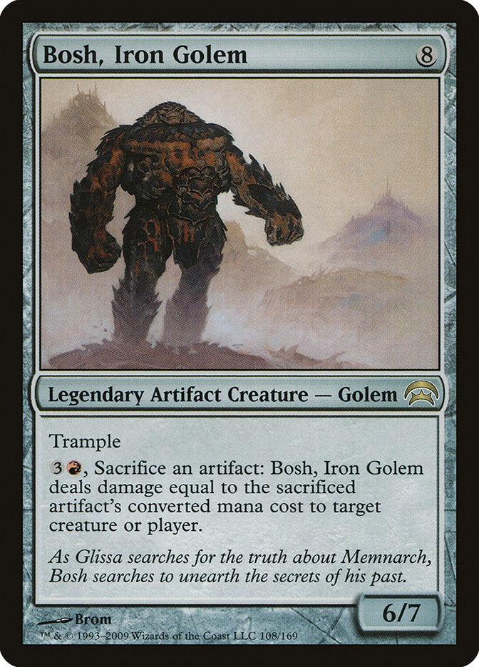 Bosh, Iron Golem [Planechase] | Arkham Games and Comics