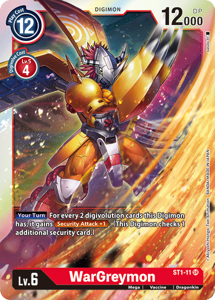 WarGreymon [ST1-11] [Starter Deck: Gaia Red] | Arkham Games and Comics