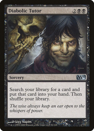 Diabolic Tutor [Magic 2010] | Arkham Games and Comics