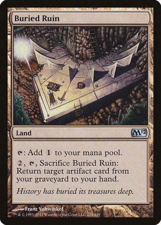 Buried Ruin [Magic 2012] | Arkham Games and Comics
