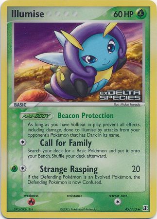 Illumise (45/113) (Stamped) [EX: Delta Species] | Arkham Games and Comics