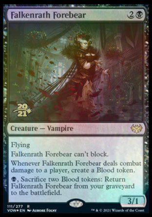 Falkenrath Forebear [Innistrad: Crimson Vow Prerelease Promos] | Arkham Games and Comics