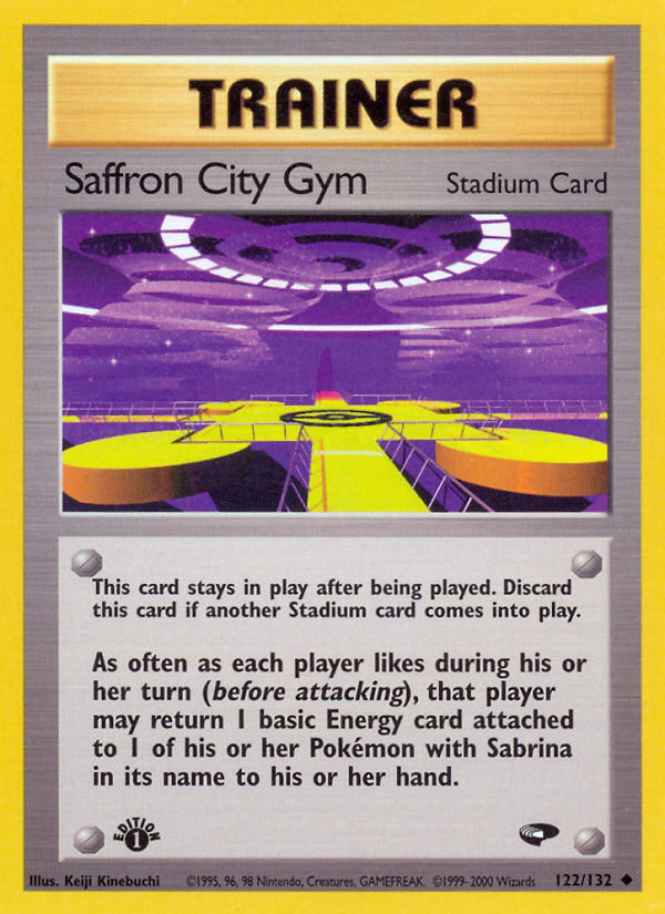 Saffron City Gym (122/132) [Gym Challenge 1st Edition] | Arkham Games and Comics