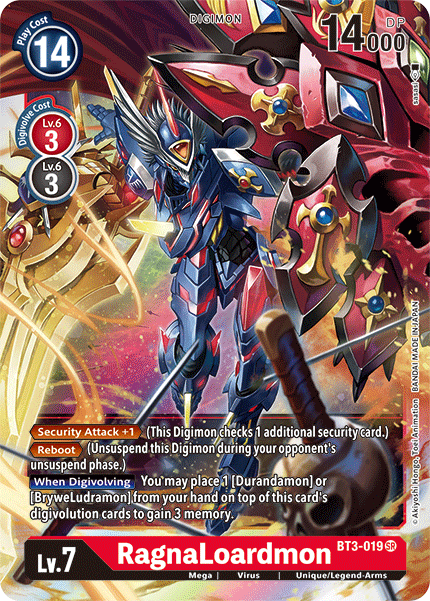 RagnaLoardmon [BT3-019] [Release Special Booster Ver.1.5] | Arkham Games and Comics