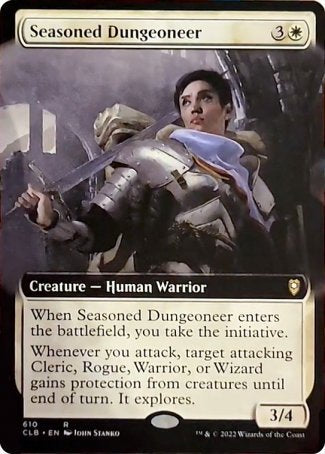 Seasoned Dungeoneer (Extended Art) [Commander Legends: Battle for Baldur's Gate] | Arkham Games and Comics