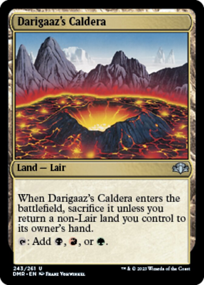 Darigaaz's Caldera [Dominaria Remastered] | Arkham Games and Comics