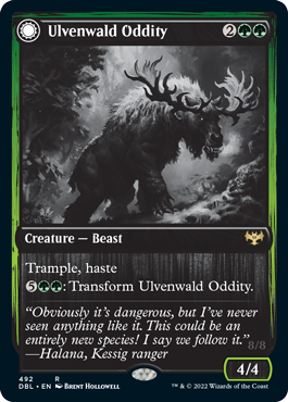 Ulvenwald Oddity // Ulvenwald Behemoth [Innistrad: Double Feature] | Arkham Games and Comics