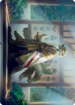 Light-Paws, Emperor's Voice Art Card [Kamigawa: Neon Dynasty Art Series] | Arkham Games and Comics