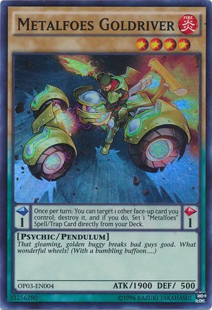 Metalfoes Goldriver [OP03-EN004] Super Rare | Arkham Games and Comics