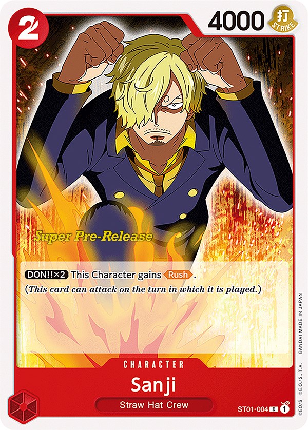 Sanji [Super Pre-Release Starter Deck: Straw Hat Crew] | Arkham Games and Comics