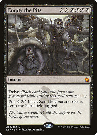 Empty the Pits [Khans of Tarkir] | Arkham Games and Comics