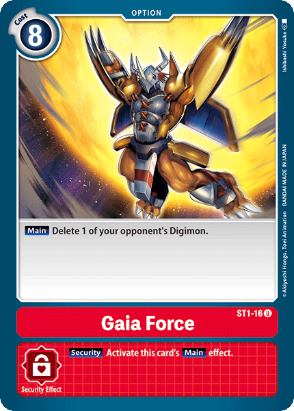 Gaia Force [ST1-16] [Starter Deck: Gaia Red] | Arkham Games and Comics