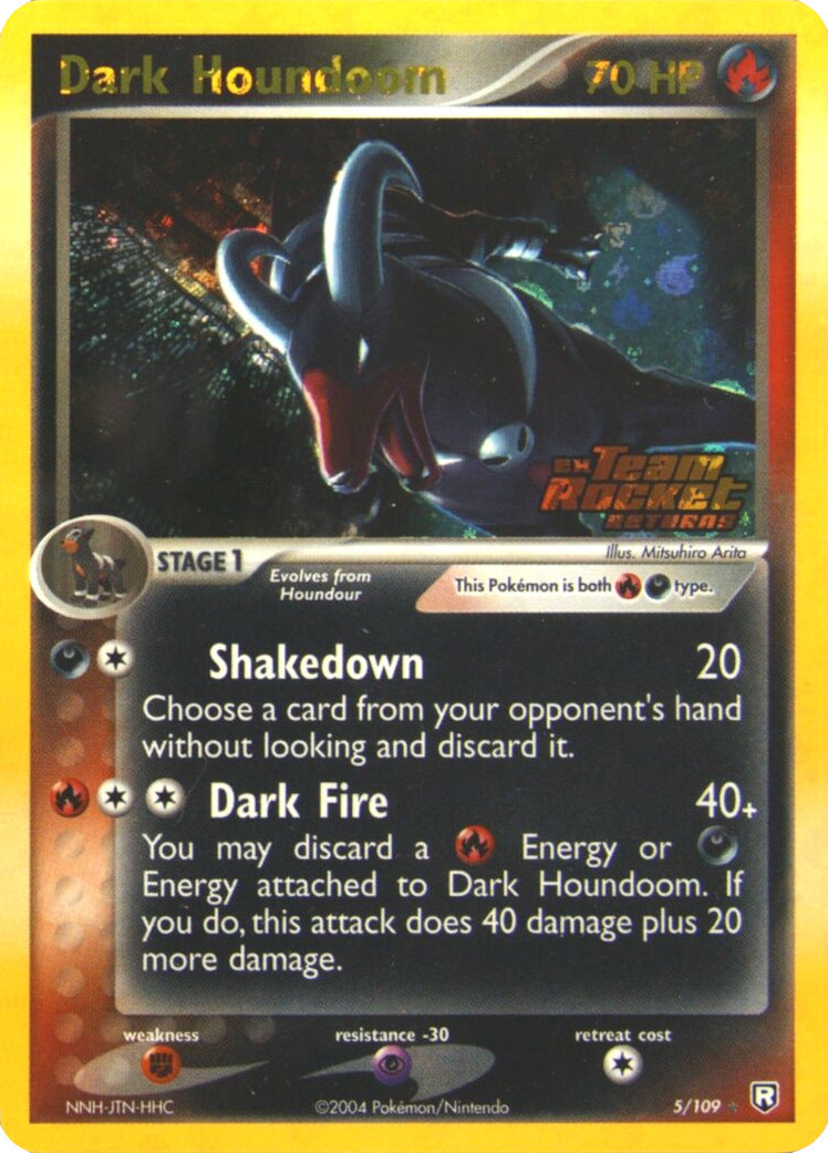 Dark Houndoom (5/109) (Stamped) [EX: Team Rocket Returns] | Arkham Games and Comics