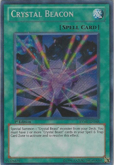 Crystal Beacon [RYMP-EN048] Secret Rare | Arkham Games and Comics