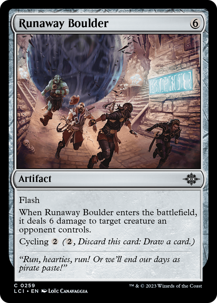 Runaway Boulder [The Lost Caverns of Ixalan] | Arkham Games and Comics