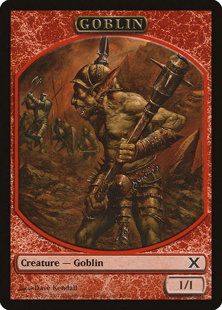 Goblin Token [Tenth Edition Tokens] | Arkham Games and Comics